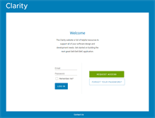 Tablet Screenshot of dellclarity.com